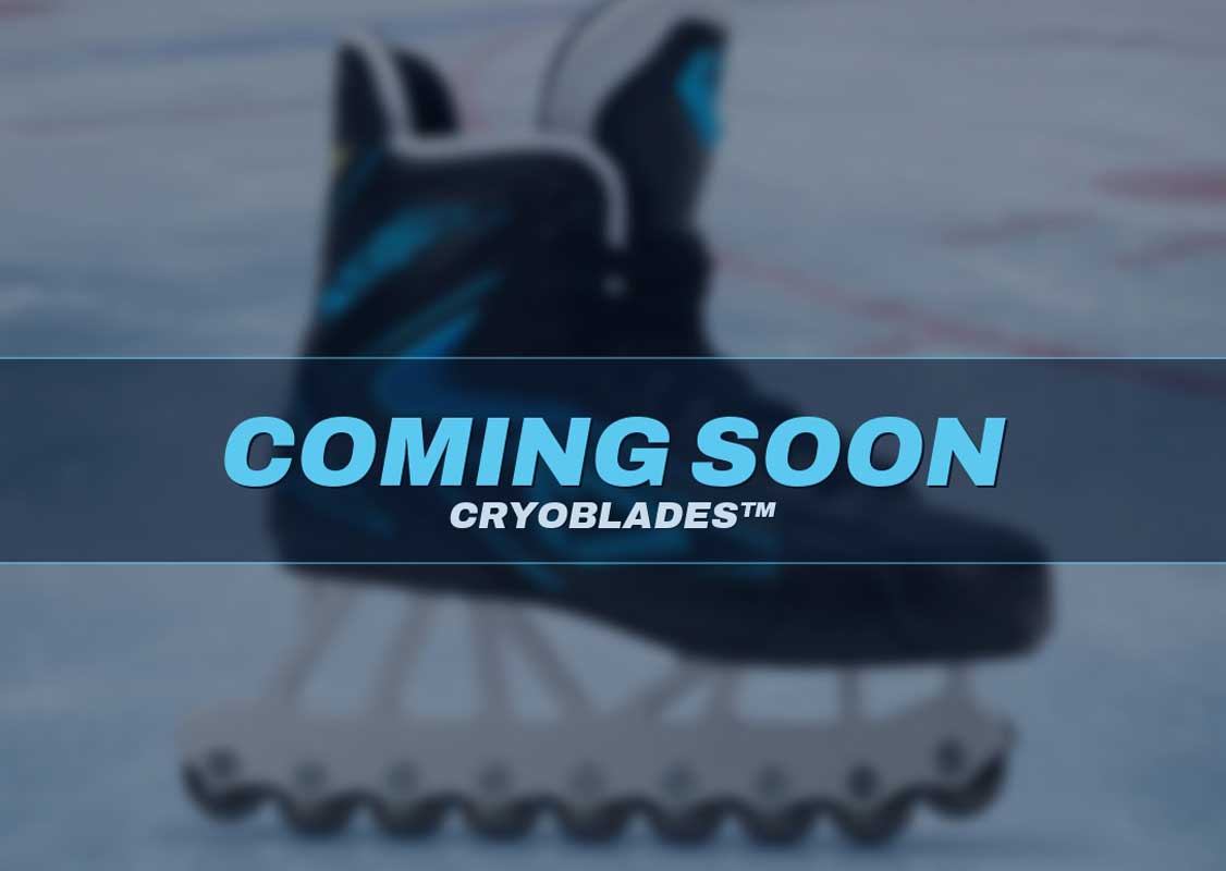 Close-up of the CryoBlades rockered roller system